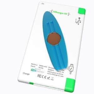 Power Bank, Surfboard Charm iPhone Android Cell / Tablet